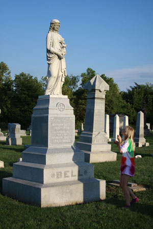 Blanchard Cemetery Statue